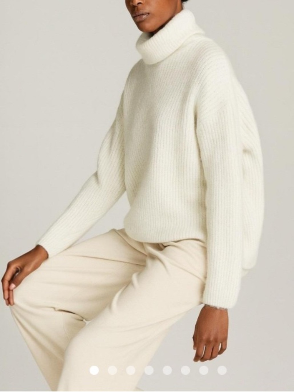 Abercrombie & Fitch Cream Turtleneck Sweater NWT - S